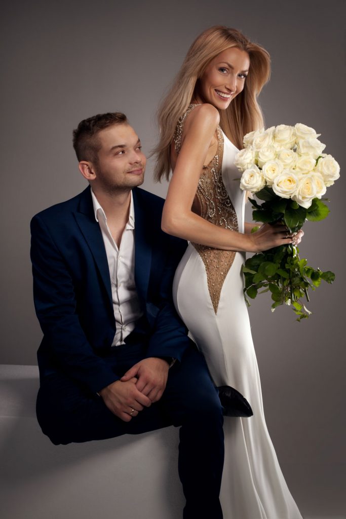 Fotoğrafçı Gelin Damat Studyo Çekimi